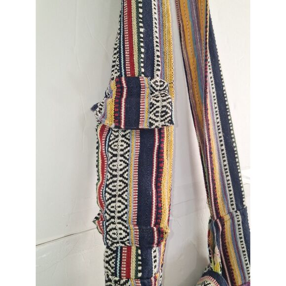 Women's Hobo Crossbody Shoulder Bag Owl Bohemian Slouchy Colorful Unique - Picture 3 of 12